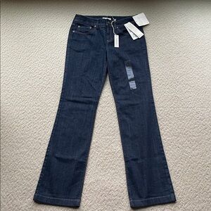 *NWTS* Jones New York Dark Wash Slim Boot Cut Jeans Women 4